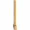 Ekena Millwork Eugene Rough Sawn Timber Gable Bracket, Western Red Cedar, 96"W x 52"H x 4"D x 6"F, 13/12 Pitch GBW096X52X0406EUG00RWR - alternate 3